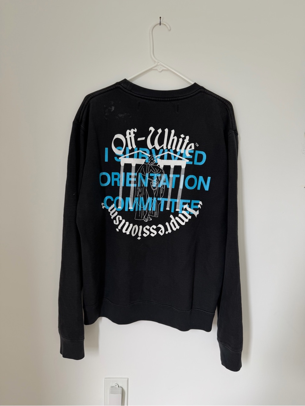 Off White Impressionism Crewneck Orientation Committee Size Large